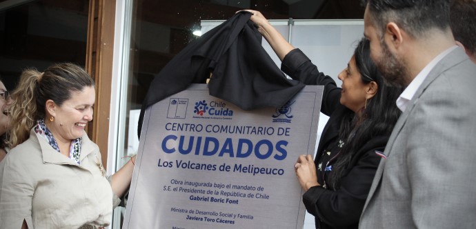 En Melipeuco: Gobierno inaugura primer centro comunitario de cuidados de la Araucanía Andina