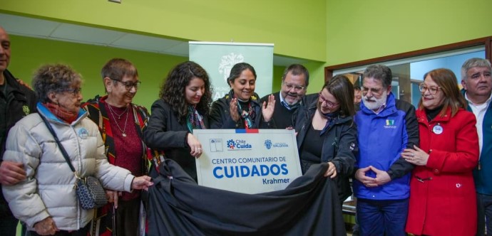 Ministerio de Desarrollo Social y Familia instala el Centro Comunitario de Cuidados Krahmer de Valdivia