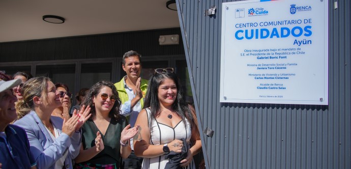 Gobierno inaugura el Centro Comunitario de Cuidados N° 70 en Renca: Chile Cuida se fortalece en los barrios